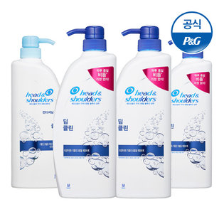 딥클린 샴푸 850ml 3개 + 린스 850ml 1개[HM10*3][HM11]