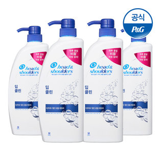 딥클린 샴푸 850ml 4개[HM10*4]