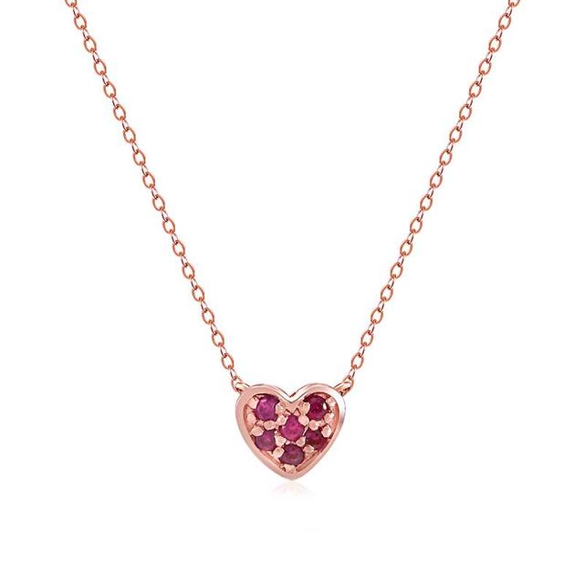 [NeeGee]Black label 14K PINK GOLD 달링하트 목걸이