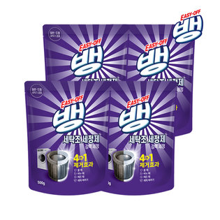 세탁조 세정제 500g 4개