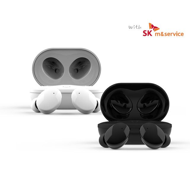 블루투스 무선 이어폰 SK-TWS200 5.0 (블랙/화이트)