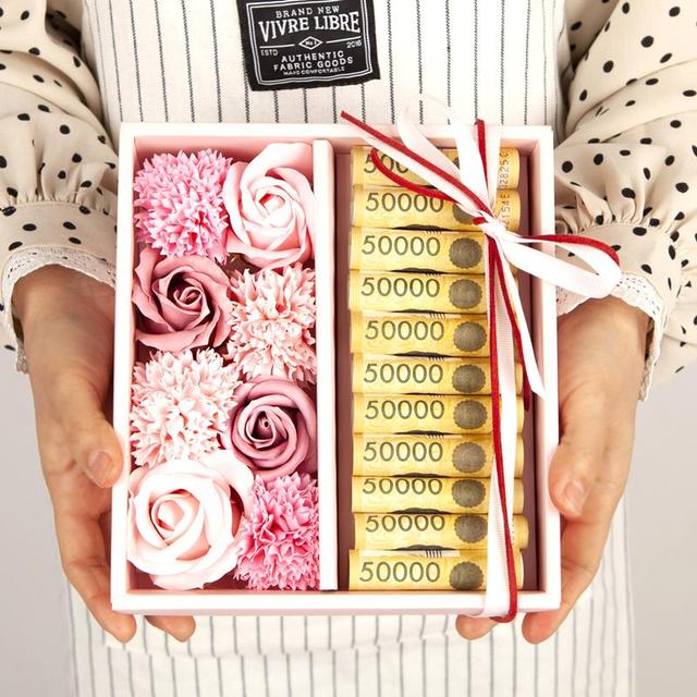 [NeeGee] 프리미엄 비누꽃 용돈박스