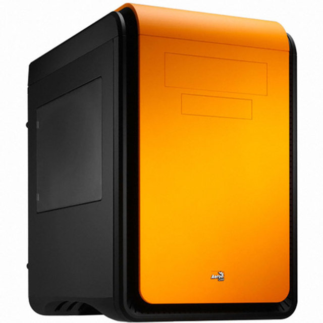 AEROCOOL DS CUBE WINDOW ORANGE EDITION 미니타워