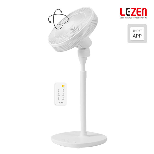 입체회전 BLDC 선풍기 LZDF-TR830 (앱 연동, 화이트)