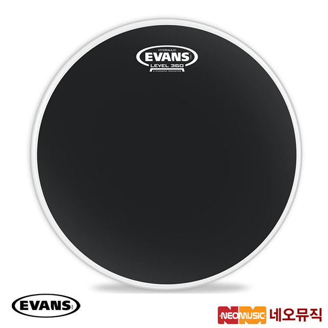 에반스 드럼헤드 EVANS Hydraulic Black TT12HBG 블랙