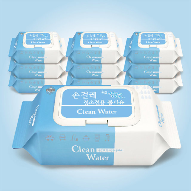 클린워터 80매 캡형 10팩