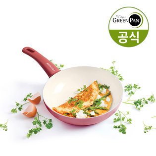 소프트그립II 버건디 DEEP 세라믹 프라이팬 24cm