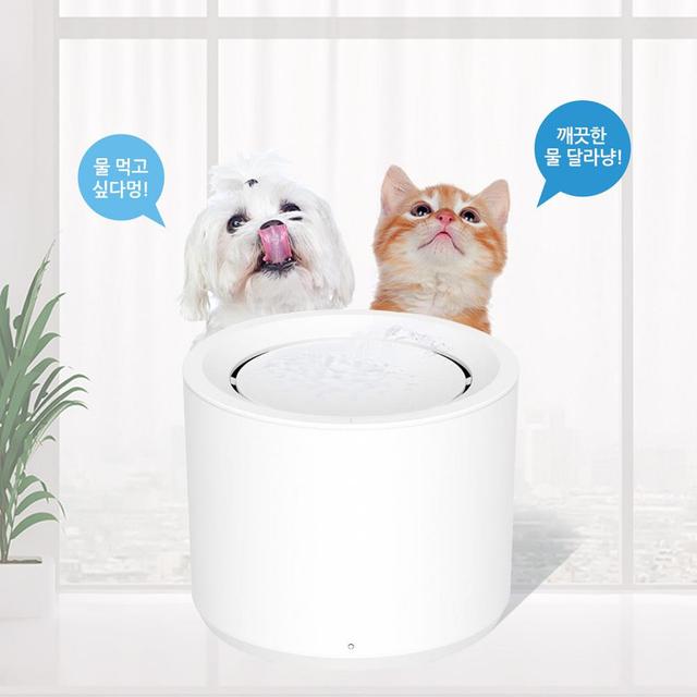 펫트리 petree 화이트 자동급수기 강아지고양이 정수기