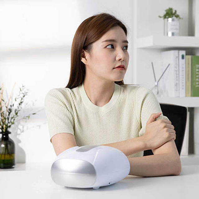 에어핑거 무선 손 안마기 마사지기 지압 온열 ZP2592 (화이트)