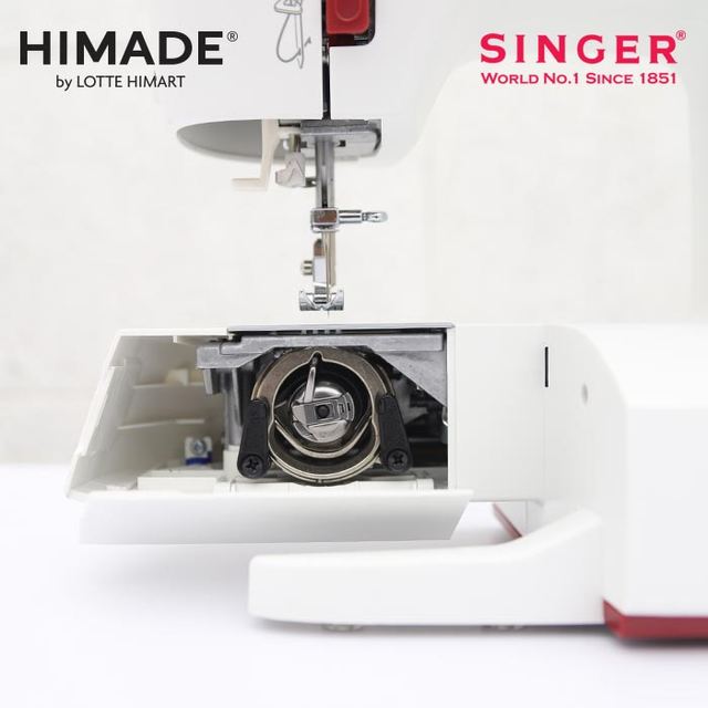 하이메이드 싱거 미싱 미싱기 HM-SG100W (17종패턴, 메탈용구품 풀 세트(매트+바늘+마스크만들기), 무상AS)