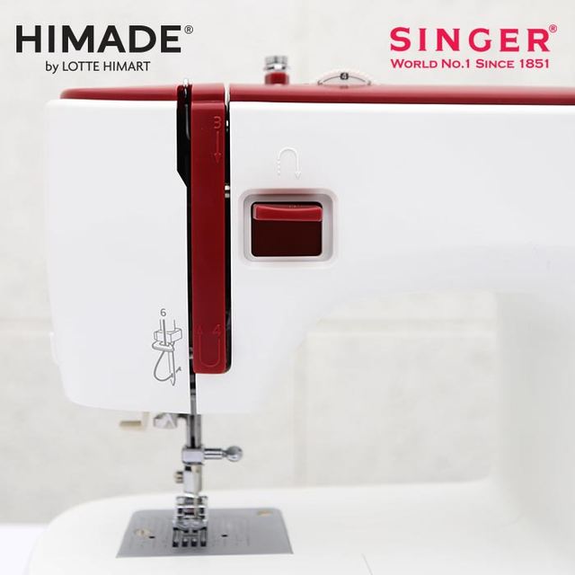 하이메이드 싱거 미싱 미싱기 HM-SG100W (17종패턴, 메탈용구품 풀 세트(매트+바늘+마스크만들기), 무상AS)