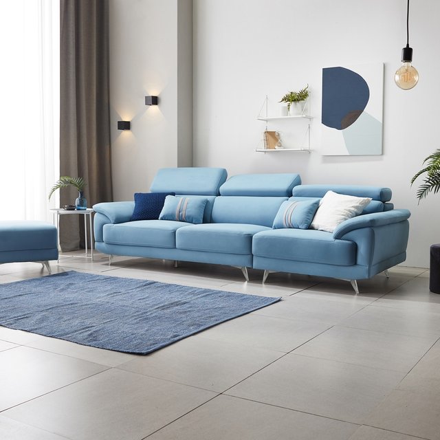 솔트 아쿠아텍스 소파 (3인용/4인용)- 스툴선택