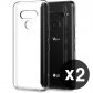  1+1 에어클로 LG V50 핸드폰 투명 케이스 (2개)
