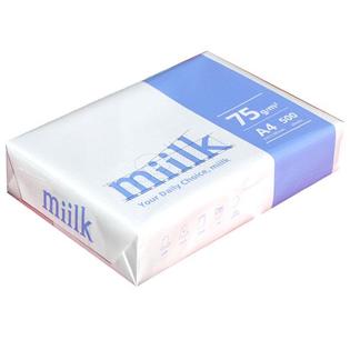 밀크 A4 75g 복사용지  500매 A4지 1권/a4용지 낱권