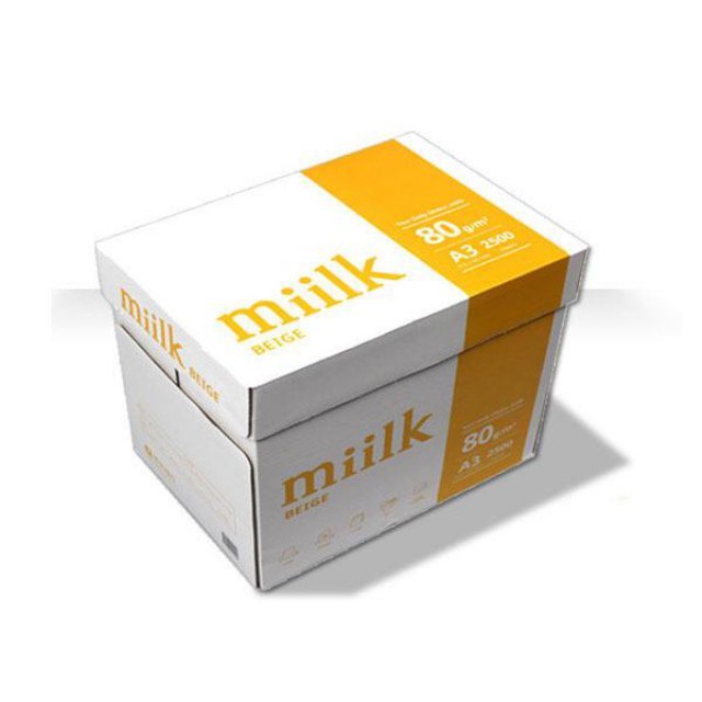 밀크 미색 A3 80g 1박스 2500매/A3 복사용지