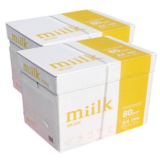 밀크 미색 A4 80g 복사용지 2BOX 5000매 A4용지 복사지