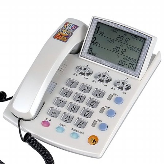 다국선 유선 전화기 HP-335 발신자 표시 CID 키폰/사무용 추천