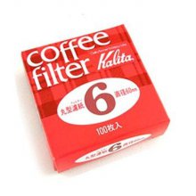 칼리타 원형필터 6 드립퍼 드립서버 필터 커피용품