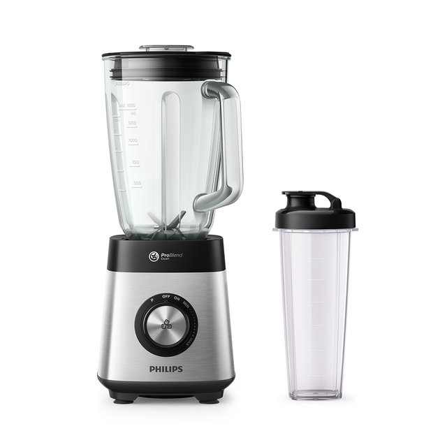 초고속 파워 블렌더 5000 시리즈 HR-3573 (2L, 22000RPM, 6각 3D 칼날, 1000W 모터)