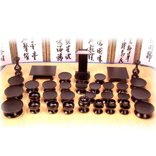 [국내산 정품 남원동천목기] 남원동천 천연 옻칠제기37P