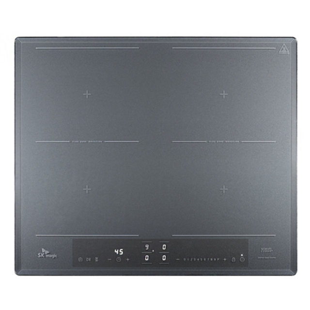 [지점 진열상품 한정상품 행사]더블 플렉스 인덕션 4구 IHR-BF40C (150mm, 2개의 플렉스존, 사하라블루 컬러)