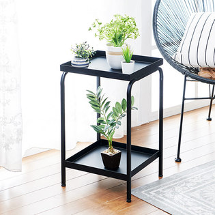 플러스 화분 선반 협탁 받침대 진열대 테이블 인테리어