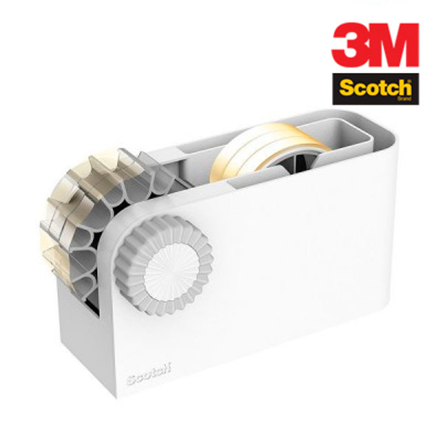 3M 스카치 테이프 디스펜서 화이트&그레이 8895