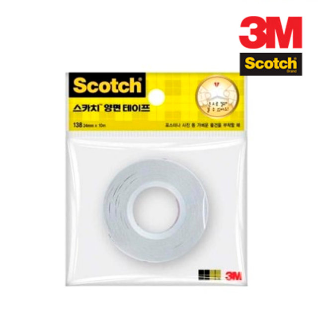 3M 스카치 #138 양면테이프 24mmx10m 4621
