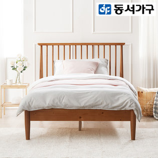  멜라 원목 SS 침대 (양면매트리스) DF918283 