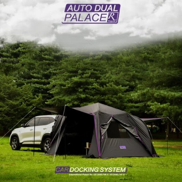 제드 오토듀얼팔레스 R 레귤러 카텐트 ZHXTE0501 블랙 차박텐트 중소형차량