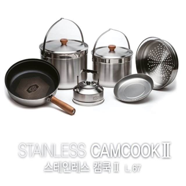 [제드]스테인레스 캠쿡 2L / 스테인레스 304/3중바닥