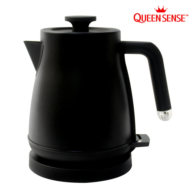 스테인레스 전기포트 QS-120KF (1.2L, 블랙)