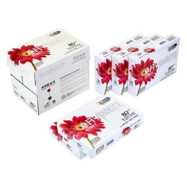 복사용지A4(80g IK 하이브라이트 500매x5권 박스)
