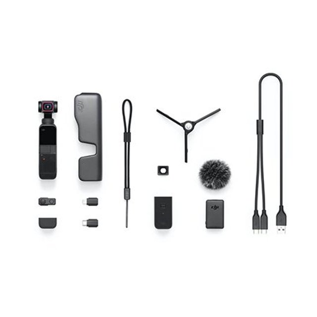 오즈모 포켓2 콤보 짐벌 액션캠[블랙][DJI-OSMO-POCKET2-COMBO]