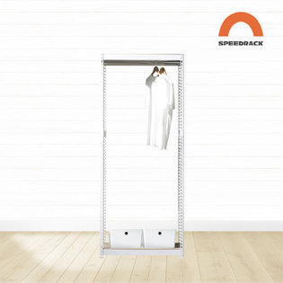스피드랙 V2 행거 W700XD600XH1650X2단X행거봉1개 드레스룸