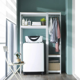 스피드랙 세탁실세트 800X500X2400X2단+500X3단행거