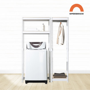 스피드랙 세탁실세트 800X600X2400X2단+600X2단행거