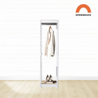 스피드랙 V2 행거 W500XD500XH1650X2단X행거봉1개 드레스룸