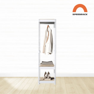 스피드랙 V2 행거 W500XD500XH1800X3단X행거봉1개 드레스룸