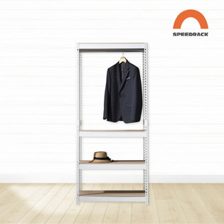 스피드랙 V2 행거 W500XD600XH2400X4단X행거봉1개 드레스룸