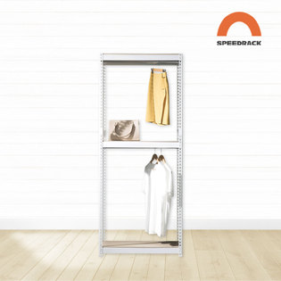 스피드랙 V2 행거 W700XD600XH1950X3단X행거봉2개 드레스룸