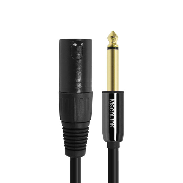 XLR 캐논 TO 5.5(6.3) 모노 마이크 케이블 15M ML-X6M150