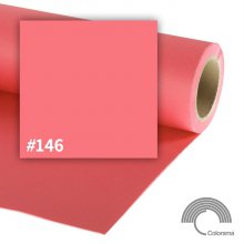 [Colorama] 사진/영상 촬영용 롤 배경지 #146 Coral pink (2.72 x 11 m)