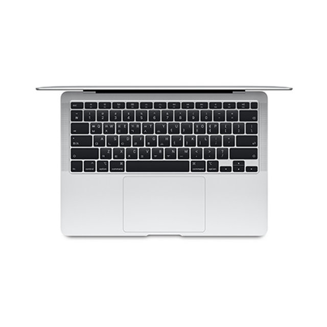 맥북에어 13 M1, 8코어 CPU, 7코어 GPU, 8GB RAM, 256GB SSD - 실버 [MGN93KH/A]