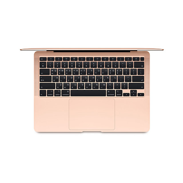 맥북에어 13 M1, 8코어 CPU, 7코어 GPU, 8GB RAM, 256GB SSD - 골드 [MGND3KH/A]