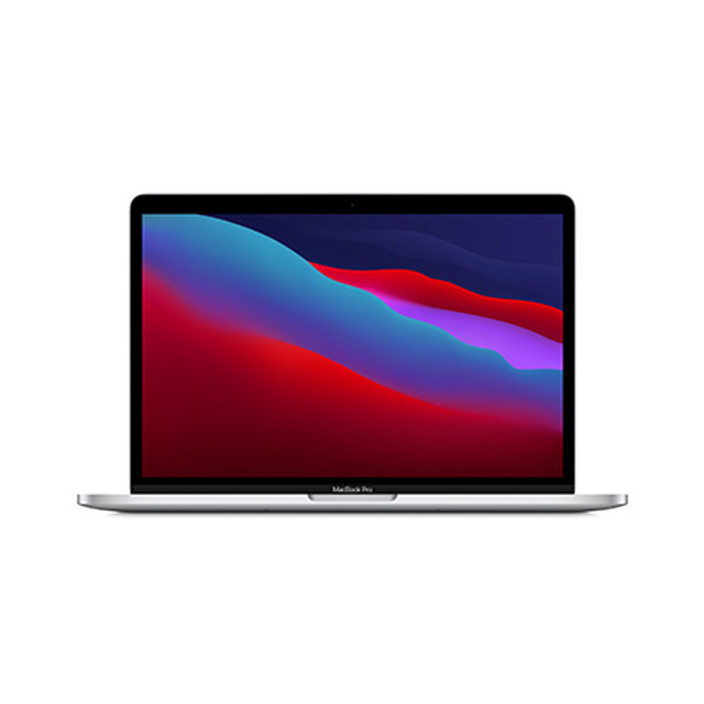 맥북프로 13 M1, 8코어 CPU, 8GB RAM, 256GB SSD - 실버 [MYDA2KH/A]