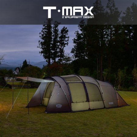[제드] 티맥스(T-MAX) 텐트 ZHATE0602 /터널형텐트/패밀리텐트/풀그라운드시트 포함