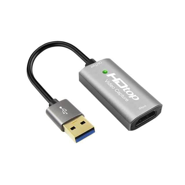 HDTOP USB3.0 TO HDMI 4K60Hz 영상 캡쳐보드 15CM HT-3C009