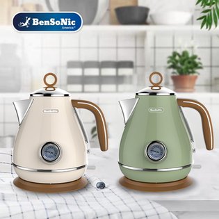 레트로 전기포트 KE-1219TW (1.7L, 아이보리)