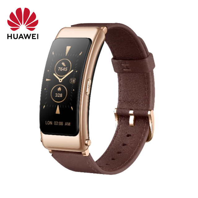 화웨이 토크밴드 B6 클래식 에디션 골드 브라운